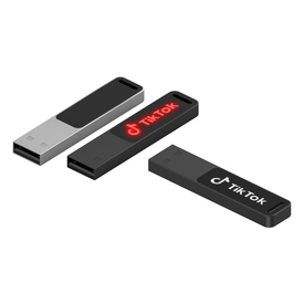 Siyah 32 GB Metal Işıklı USB Bellek