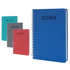 Termo Deri Kapaklı Spiralli Ajanda