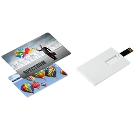 Beyaz 4 GB Kartvizit USB Bellek