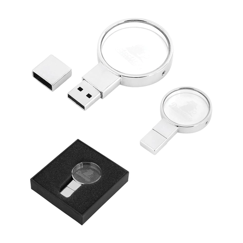 Gümüş 16 GB Kristal USB Bellek