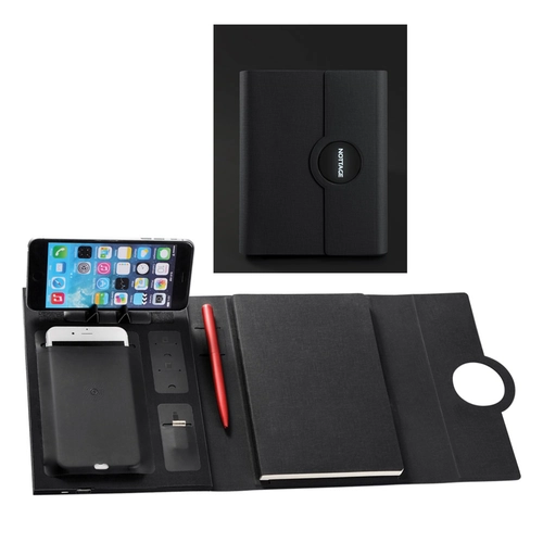 Siyah Powerbank 5000 mAh Wireless Organizer