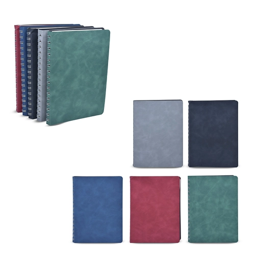 Bordo Yumuşak Kapaklı Spiralli Defter 14,4 x 21,2 cm