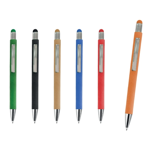 Turuncu Touchpen Tükenmez Kalem