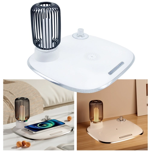 Beyaz 2si 1 Arada Wireless Şarj Cihazı