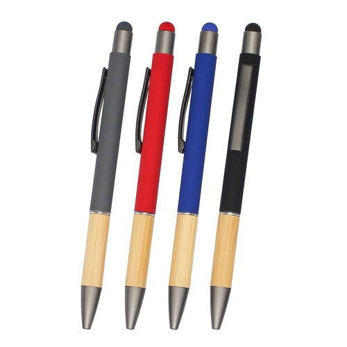 Lacivert Metal Rubber Tükenmez Kalem