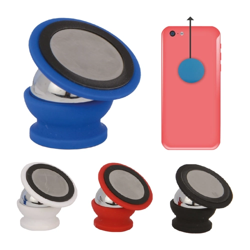 Siyah Metal Mıknatıslı Araç Telefon Standı