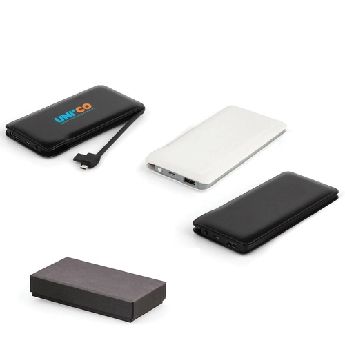 Siyah Powerbank 8000 mAh Mobil Şarj Cihazı