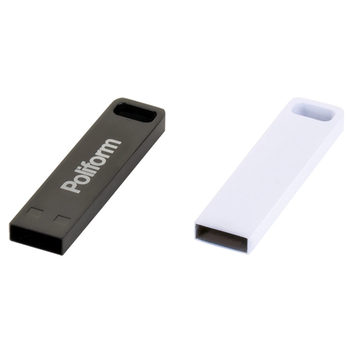 Beyaz 8 GB Metal USB Bellek
