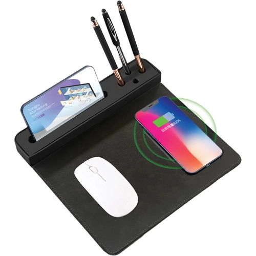 Siyah Wireless Şarjlı Mousepad