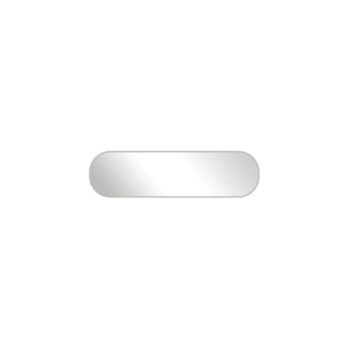 Gümüş Metal Plaka ( 41 x 11 mm )