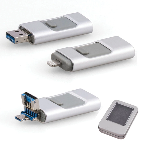 Gümüş 16 GB Metal USB Bellek