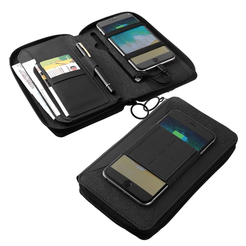 Siyah Powerbank 5000 mAh Wireless Cüzdan