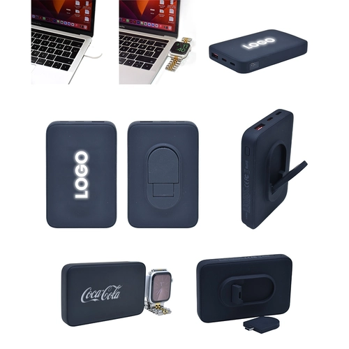 Siyah 10000 mAh Wireless Mobil Şarj Cihazı
